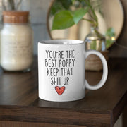Gift for poppy poppy gifts funny poppy gift poppy mug poppy coffee mug poppy gift idea best poppy birthday christmas fathers day gift