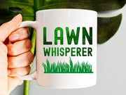 Lawn Whisperer Mug Lawn Whisperer Coffee Cup Funny Dad Birthday Gift Gardening Mug Funny Gift for Dad Husband Brother Fathers Day Mug