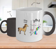 Magic mugs heat sensitive WIFE Other Wives YOU coffee mug Wife gifts Funny birthday gift  for wife Unicorn pole dancer