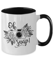 Oh Snap Photographer gifts for women Cute gift for photographer coffee cup photography coffee mug birthday gift ideas camera Photo editing