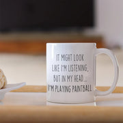 Paintball gift for men gift for husband play paintball paint ball mug cup gift for birthdaygift for anniversary paintball gifts