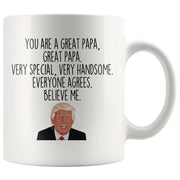 Papa Gift Trump Papa Mug Gift for Papa Papa Gift Idea Funny Gag Gift Papa Mug Cup Papa Coffee Mug Papa Christmas Papa Birthday