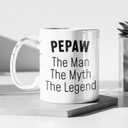 Pepaw Gifts Christmas Pepaw The Man The Myth The Legend Gifts for Pepaw Gift Idea Birthday Best Pepaw Ever Pepaw Coffee Mug Father39s Day