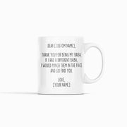 Personalized Baba Gifts Custom Name Mug Gifts for Baba Baba Gift Idea Baba Birthday Christmas Gift with Names Customized Gift