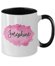 Personalized  name mug watercolor coffee mug Custom name mug Birthday Gifts  for friend