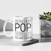 Pop Gifts Pop Mug Best Pop Ever Fathers Day Gift Funny Pop Gift Pop Birthday Gift Pop Christmas Gift Gifts for Pop Pop Coffee Mug