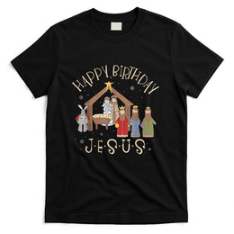 Merry Christmas Tee Unisex-Christian Family Group Children Nativity Happy Birthday Jesus