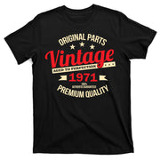1971 Original Parts Vintage 50th Birthday T-Shirt