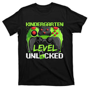 1St Day Of Kindergarten Level Unlocked Back To School T-Shirt
