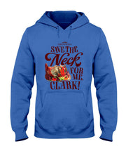 Womens National Lampoons Christmas Vacation - Save The Neck Clark V-Neck T-Shirt