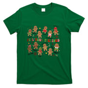 Retro Feel Your Feelings Gingerbread Christmas Mental Health T-Shirt