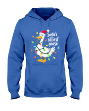 Santas Silliest Goose Funny Christmas Tee T-Shirt