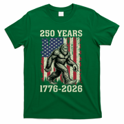 250th Anniversary 1776-2026 Big Foot USA 250 Years T-Shirt - Green