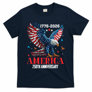 250 Anniversary USA Eagle 1776-2026 American Patriotic T-Shirt - Navy