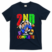 2Nd Grade Level Complete Graduation Last Day Of School T-Shirt - Navy