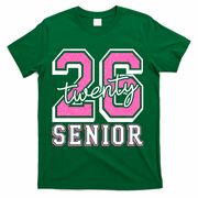2026 Senior Twenty 26 Graduation T-Shirt - Green