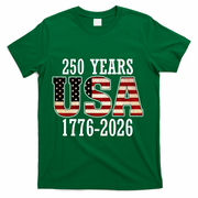 250 Years USA 1776-2026 250th Anniversary T-Shirt - Green