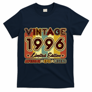 30th Birthday Vintage 1996 Limited Edition Awesome Epic Legend T-Shirt - Navy