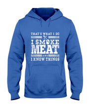 Funny Pitmaster I Smoke Meat BBQ Smoker Grill Gift T-Shirt