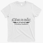 40th Birthday Classic 1986 Limited Edition Metallic Chrome Birthday T-Shirt - White