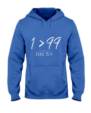 He Left The 99 To Rescue Me Christian Luke Sheep Gift T-Shirt
