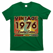 50th Birthday Vintage 1976 Limited Edition Awesome Epic Legend T-Shirt - Green