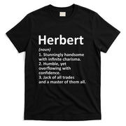 HERBERT Definition Personalized Name Funny Birthday Gift T-Shirt