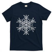 White Snowflake Christmas Gift Men Women Children T-Shirt