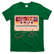 60th Birthday Vintage 1966 Limited Edition Cassette Tape T-Shirt - Green