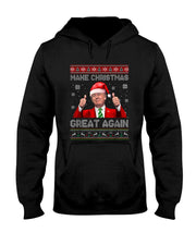 Make Christmas Great Again Xmas Funny Trump Pajamas Ugly T-Shirt