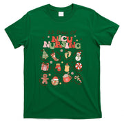 Retro 12 Days of NICU Nursing Christmas NICU Nurse Crew T-Shirt
