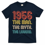 70th Birthday 1956 The Man Myth The Legend T-Shirt - Navy