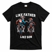 Dirt Bike Family Father Son Motocross Off Road Mx Dad T-Shirt
