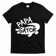 Papa Gator Dad Fathers Day Alligator Daddy Crocodile Cool Gift T-Shirt