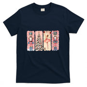 Retro Nutcracker Ballet Pink Christmas Xmas Vibes Women Kids T-Shirt