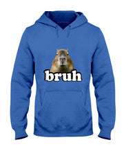 Funny Capybara Gifts Graphic Tee Shirts Hoodies Meme Lover Bruh Capybara T-Shirt