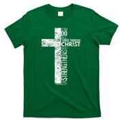 Cross With Philippians 413 Christian T-Shirt