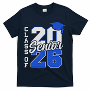 Class Of 2026 Senior 2026 Back To School 2025 Graduation T-Shirt - Navy