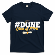 #Done Class Of 2026 Senior Grad Graduation T-Shirt - Navy