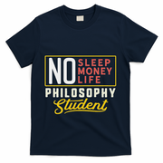 Funny Philosophy Major Studen Graduation Gift College T-Shirt - Navy