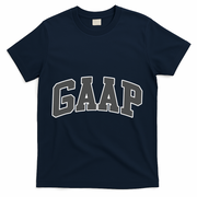 GAAP Funny Accountant T For CPA Gift T-Shirt - Navy