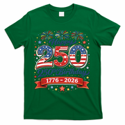 Happy 250th Birthday 1776 USA T-Shirt - Green