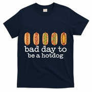 Hot Dog Bad Day To Be A Hotdog T-Shirt - Navy