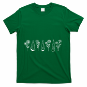 Women Floral Ultrasound Tech Sonographer Sono Tech Grad T-Shirt - Green