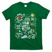 Your Way’s Better Christian Faith Inspirational T-Shirt - Green