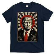 Donald Trump Rising Sun Power Cherry Blossom Propaganda T-Shirt