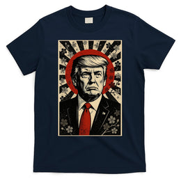 Donald Trump Rising Sun Power Cherry Blossom Propaganda T-Shirt