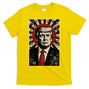 Donald Trump Rising Sun Power Cherry Blossom Propaganda T-Shirt