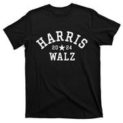 Harris Walz 2024 Retro Stripe Vintage President Vp Waltz T-Shirt