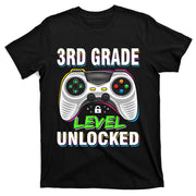 Level 3rd Grade Unlocked Back To School First Day Boy Girl T-Shirt